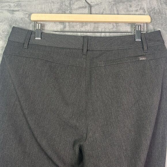 Eddie Bauer Charcoal Gray Women’s Straight Leg Pants Trousers Size 14 Tall - Picture 8 of 11